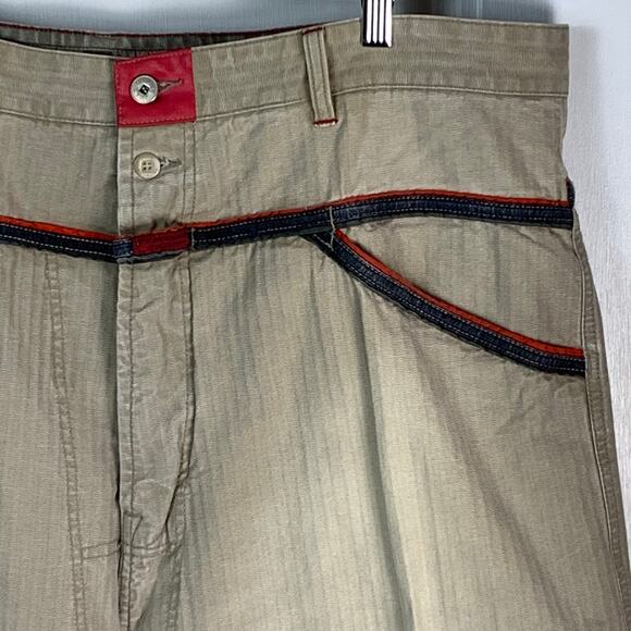 Marithe Francois Girbaud Cargo Pants Ecru Size EU 44 (45x33) Straight Leg VNT - Picture 3 of 12